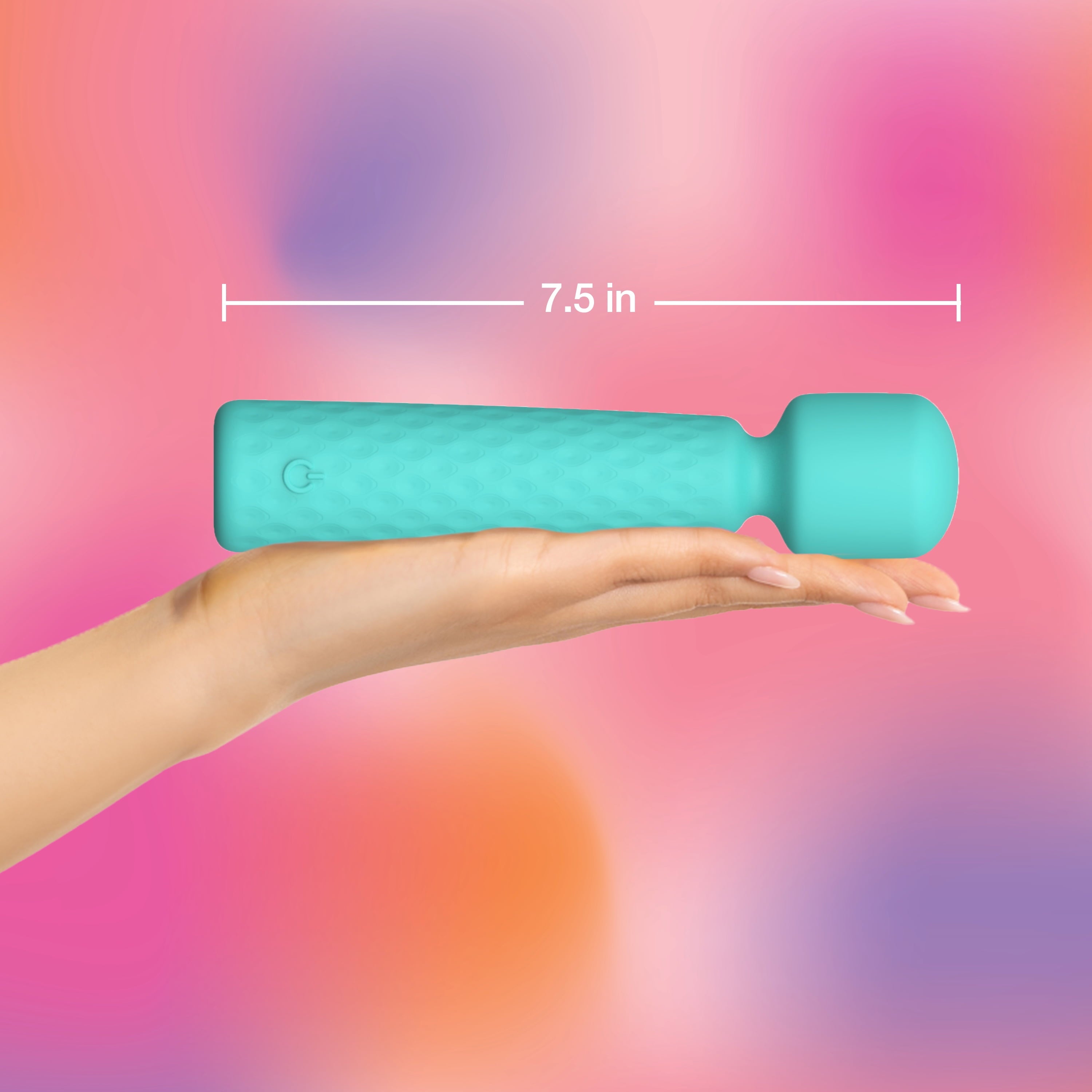 Vibrating Soft Touch Wand, 10 Vibration Settings, Waterproof