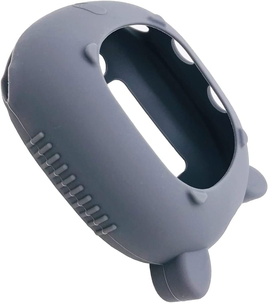 Silicone Cover Case for JBL Clip 4 Portable Bluetooth Speaker, Protective Carrying Case for JBL Clip 4 Portable Bluetooth Speaker Stand up Holder (Grey)